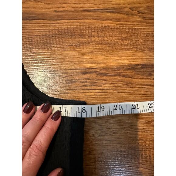 Madewell Women's The Melody Smocked Cotton Midi Dress Black Size XL NWT - Picture 5 of 6